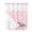 Pink, variant on No Hook Cloth Fabric Shower Curtain with Snap in Liner, Valentines Day Waterproof Shower Curtains Set with See Through Top Window, Pink White Love Hearts Romantic Bath Curtains Shower 72"x84"