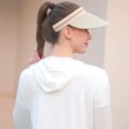 thumbnail image 7 of Womens Sun Visor Hat Straw Sun Visors for Women Summer Packable Ponytail Beach Hats for Women Travel UPF 50+, 7 of 7