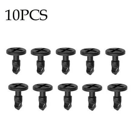 5pair Car Engine Compartment Cover Plate Screw Clips For Cayenne 2003-2006 2008-2010 Black Plastic Plate Screw Clips Auto Parts