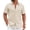 Beige, variant on COOFANDY Men Black Button Down Shirt Short Sleeve Summer Shirt Casual Button Up Shirts for Men