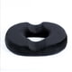 thumbnail image 1 of Cojín de donut negro - Cojín de anillo de donut - Soporte de espalda para ciática - Hemorroides - Almohada de maternidad para el embarazo - Soporte de espalda - Almohada de cuña - Cojín de alivio para, 1 of 5