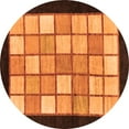 thumbnail image 1 of Ahgly Company Indoor Round Oriental Orange Modern Area Rugs, 8' Round, 1 of 4
