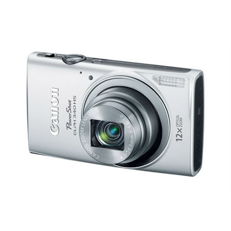 Canon PowerShot ELPH 340 HS Digital Camera with 16 Megapixels and 12x Optical Zoom (Available in multiple colors)