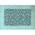 thumbnail image 1 of Ahgly Company Indoor Rectangle Persian Light Blue Traditional Area Rugs, 8' x 10', 1 of 4