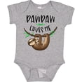thumbnail image 3 of Inktastic Pawpaw Loves Me Cute Sloth and Baby Boys or Girls Baby Bodysuit, 3 of 5