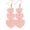 C02-pink, variant on Leather Heart Earrings for Women Lightweight Love Heart Drop Earrings Multilayer Faux Leather Heart Shape Earrings Hook Jewelry Valentine'S Day Gifts