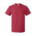 thumbnail image 1 of Fruit Of The Loom T-Shirt à Manches Courtes en Coton HD pour Hommes, m, Rouge Vif, 1 of 3