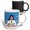 Multicolor, variant on 3drose, a Woman Chemistry Scientist. Merry Christmas. Artsy Greeting Card, 11oz Two-tone Green Mug