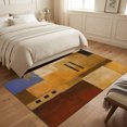 thumbnail image 4 of Area Rugs 4'x6'. Colorful Geometric Carpet Runner Indoor Outdoor Rugs Home Decor Aesthetic, Farmhouse Abstract Chic Aesthetic Non Slip Mats Washable Accent Rug for Living Room Bedroom, 4 of 8