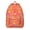 Orange, variant on Graceful Boho Chic Backpack Featuring Paisley, Versatile School College Bookbag for Students, Dependable Laptop Daypack with Compartments, Great Gift for Women Teens