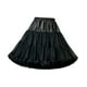 thumbnail image 2 of Falda enagua para mujer, falda tutú en capas, media falda, cintura elástica, enagua para Negro, 2 of 9