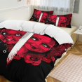 thumbnail image 2 of Horror 3-Piece Horror Movie Bedding Set Duvet Cover Set Lightweight Soft Quilt Cover Decor Bedding for Teens Adult Boys Girls, 2 of 9