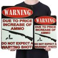 thumbnail image 2 of Placa Metal Vintage Advertencia Disparo Pintura Hierro Rectangular Pared 30x40cm, 2 of 9
