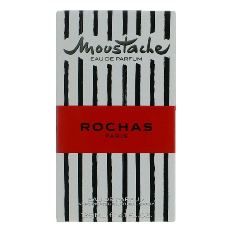 Rochas Moustache, 4.1 oz EDP Spray for Men, Amber Woody Eau De