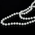 thumbnail image 5 of Luxshiny Extra Long White Glass Bead Necklace Sweater Chain for Stylish Unisex Wear, 5 of 8