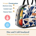 thumbnail image 4 of ComfiTime Lunch Bag - Insulated Lunch Box for Women, 8L or 14 Cans Large Capacity Cooler Bag for Adults & Teen, Cute Aesthetic Lunch Tote for Work, School, Extra Zippered Pocket for Wallet & Phone, 4 of 12