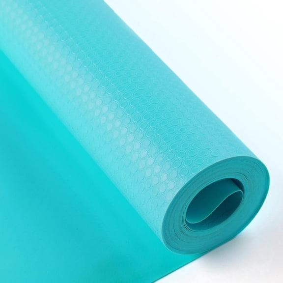 Fykuq Shelf Liners for Kitchen Cabinets Non Adhensive,Blue