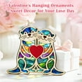 thumbnail image 2 of WaaHome Otter Valentine Ornaments for Tree - Valentines Day Gifts for Him Her Couples Boyfriend Girlfriend Husband Wife Party Favor Valentines Day Decorations My Otter Half Anniversary Birthday Gifts, 2 of 9