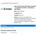 thumbnail image 2 of Rear Left Strut and Coil Spring Assembly - Compatible with 2006 - 2015 Mazda MX-5 Miata 2007 2008 2009 2010 2011 2012 2013 2014, 2 of 2