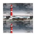 thumbnail image 6 of Wukai 3d Lighthouse in the Surf Waterproof Tablecloth for Kitchen Dining, Fits Square Tables for 2-4 Seats -60"x60", 6 of 7