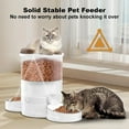 thumbnail image 3 of Eotvia Automatic Cat Feeder, Wifi Smart Food Dispenser with APP Control for Remote Feeding, Dual Power Supply, Timed Pet Feeder Programmable 1-10 Meals, 3L, White, 3 of 8
