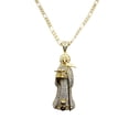 thumbnail image 5 of COLLAR DE SANTA MUERTE 5 CM DE ORO LAMINADO Y ZIRCONIAS, 5 of 5