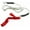 Red, variant on CanDo Exercise Bungee Cord with Attachments - 7 Foot