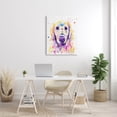 thumbnail image 2 of Vivid Retriever Dog Pet Portrait Animals & Insects Graphic Art Gallery Wrapped Canvas Print Wall Art, 2 of 7