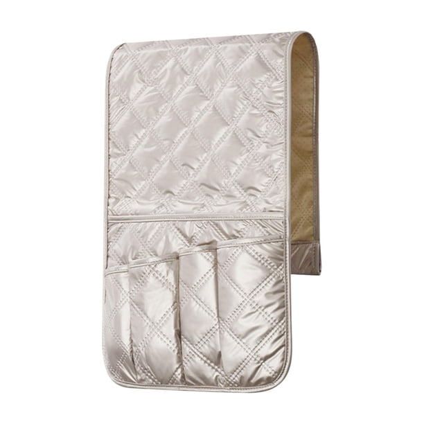 Organizador de apoyabrazos de sofá, bolsa colgante de almacenamiento, soporte de Control remoto antideslizante para dormitorio, sillón reclinable para Oro