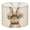 Color 1, variant on Linen Drum Lampshades Vintage Gold Framed Easter Rabbit Floral Crown Lovely Furry 13"x13"x10" Light Shade for Table Lamps Floor Lamps Drum Lamp Shades Lampshade Replacement Assembly Required