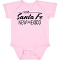 thumbnail image 3 of Inktastic From Santa Fe New Mexico in Black Distressed Text Boys or Girls Baby Bodysuit, 3 of 5