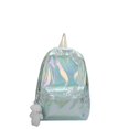 thumbnail image 1 of Personalized Embroidered Fashion Hologram Backpack Laser Shiny School Backpack Fashionalbe Simple Commuter Student Backpack green, 1 of 6