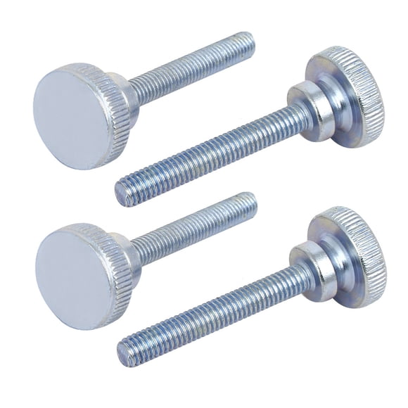 Tornillos de cabeza estriada plana M6x40mm completamente roscados, 4 piezas