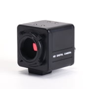 Hayear Mini BNC Industrial Microscope 800TVL Microscope Camera with 12V AC Power Adapter Support Auto Iris C Mount Microscope