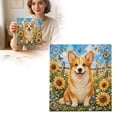 thumbnail image 3 of Animal Pearl Art DIY Craft Kit 5D Diamond Painting for Adults Beginner, Handmade Pearl Beads Diamond Dots Painting Gem Sparkling Horse Home Wall Decoration (Corgi), 3 of 6