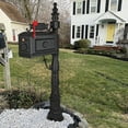 thumbnail image 3 of BETISEF Cast Aluminum Mailbox Barcelona Decorative Post Mail Box Combination Stratford Heavy Duty, 3 of 8