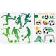 thumbnail image 1 of 2 plantillas de fútbol reutilizables de plástico para pintar jugadores de fútbol. Plantillas para dibujar y pintar diseños deportivos y manualidades., 1 of 7