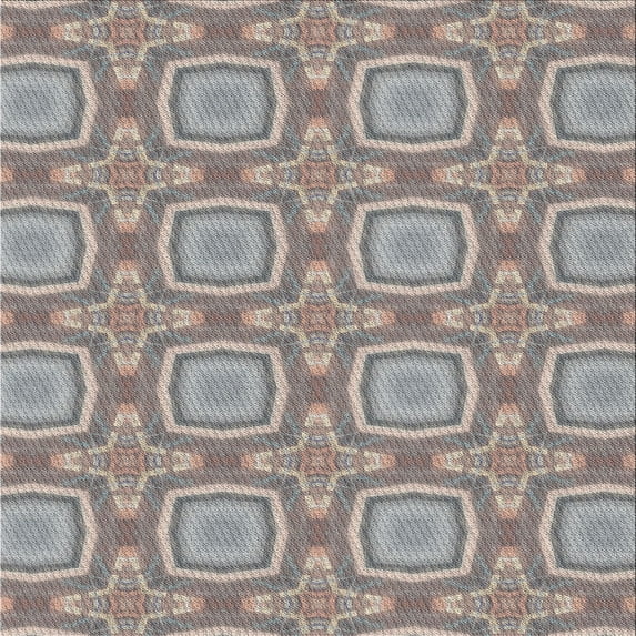 Ahgly Company Machine Washable Indoor Square Transitional Pale Silver Gray Area Rugs, 6' Square