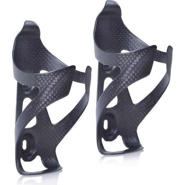 Paquete de 2 soportes ultraligeros de fibra de carbono para bicicleta, soporte para botella para agua y bebidas, soportes para bicicleta de carretera y ciclismo de montaña