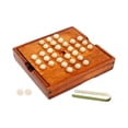 thumbnail image 4 of Peg Solitaire Board Game Solitaire Game Marbles Game Board with Clamp Living Room Decor Strategy Board Game Table Top Game, 4 of 8