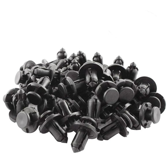 KAKOWELY 40 Pcs Fastener Clips 10mm 91503-SZ3-003 Push Type Super Strong Bumper Flare Fastener Rivet Clips,0.98"X0.79"X0.79"