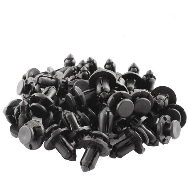 KAKOWELY 40 Pcs Fastener Clips 10mm 91503-SZ3-003 Push Type Super Strong Bumper Flare Fastener Rivet Clips,0.98"X0.79"X0.79"