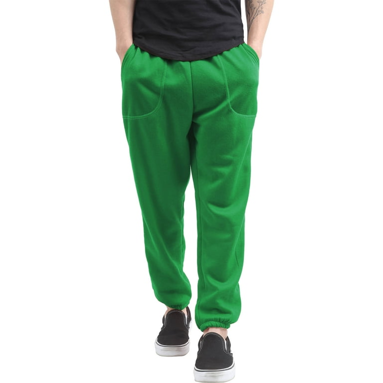 Ma Croix Mens Sweatpants Jogger with Pockets 5X Large Kelly Green Walmart