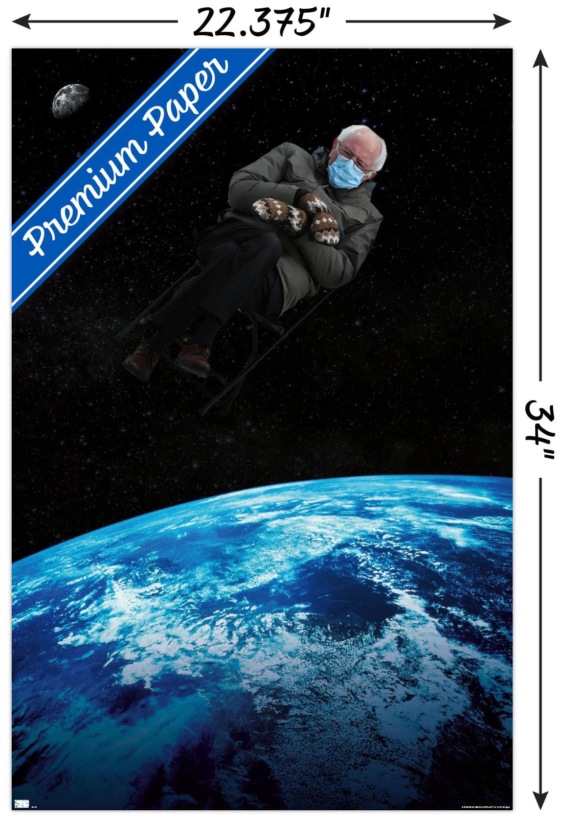Earth To Bernie Wall Poster, 22.375" x 34"