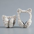 thumbnail image 1 of Orejeras con estampado de leopardo, cálidas orejeras de felpa de estilo europeo y americano para invierno, orejeras de felpa con protección para los oídos, lindas orejeras plegables, 1 of 6
