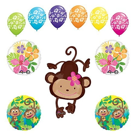 Mod Monkey Party Supplies Birthday Or Baby Shower Girl Monkey