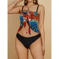 thumbnail image 4 of Bsubseach Fashion Women Sarong Swimsuit Coverups Short Bikini Wraps Sheer Pareo Beach Bathing Suit Cover Up Summer Outfits, 4 of 6