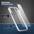 thumbnail image 5 of Encased Clear Case with Holster, Compatible with iPhone 14 PLUS Belt Clip - Protective Transparent Back Cover with Phone Holder (2022 Release), 5 of 10