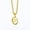 D, variant on Natural White Shell Initial Necklace - Letter I, Gold Plated Stainless Steel Pendant