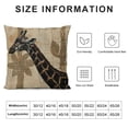 thumbnail image 5 of Qinduosi Animals Throw Pillow Covers Set of  Animals Outdoor Decorative Pillow Covers Linen Cushion Cases for Living Room Couch Bed, 5 of 5